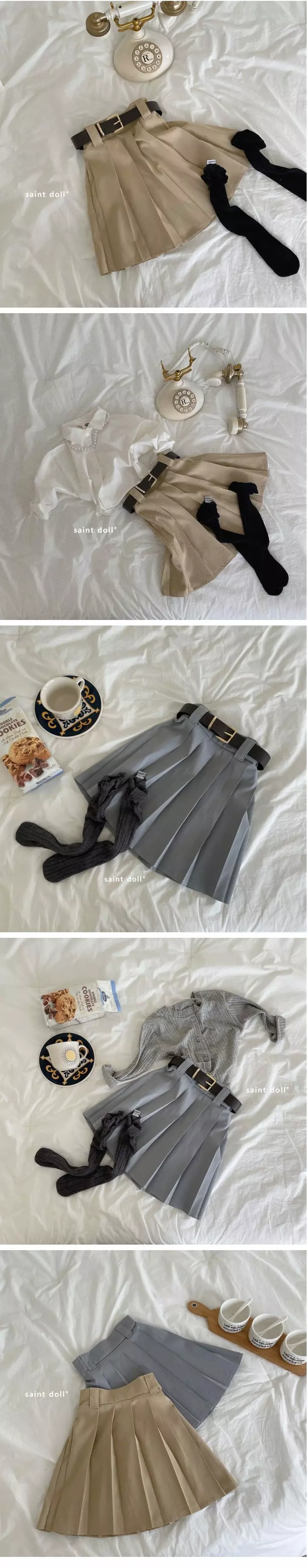 Saint Doll - Korean Children Fashion - #littlefashionista - Miu Pleats Skirt - 2