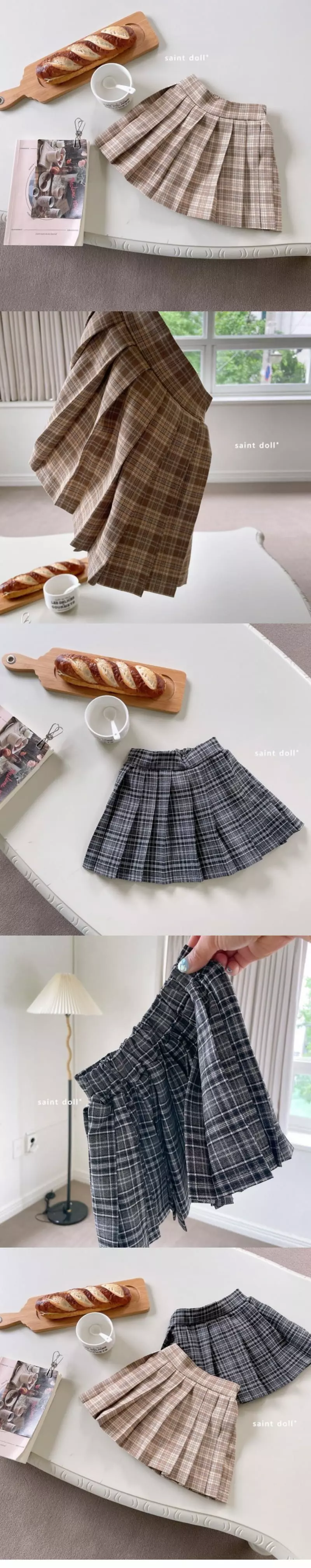Saint Doll - Korean Children Fashion - #magicofchildhood - Paul Check Skirt - 2