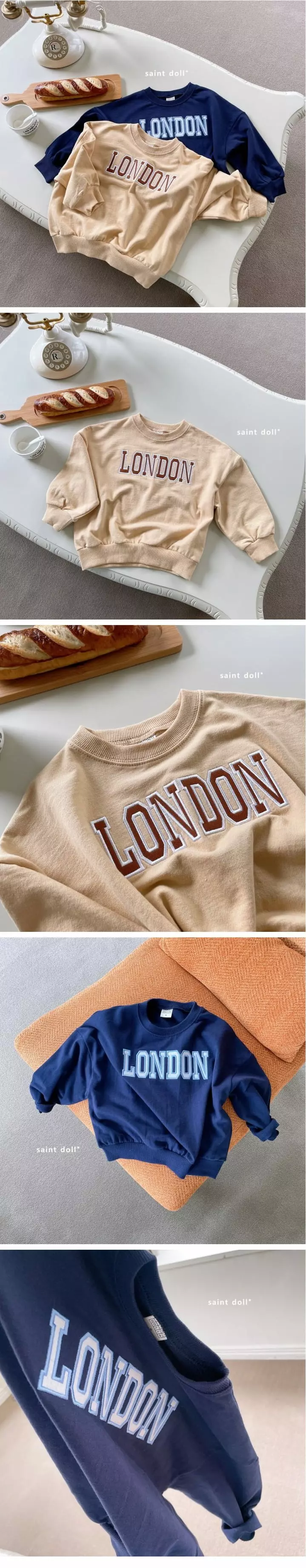 Saint Doll - Korean Children Fashion - #magicofchildhood - London Sweatshirt with Mom - 2