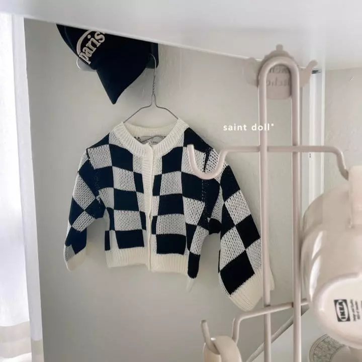 Saint Doll - Korean Children Fashion - #magicofchildhood - Check Cardigan