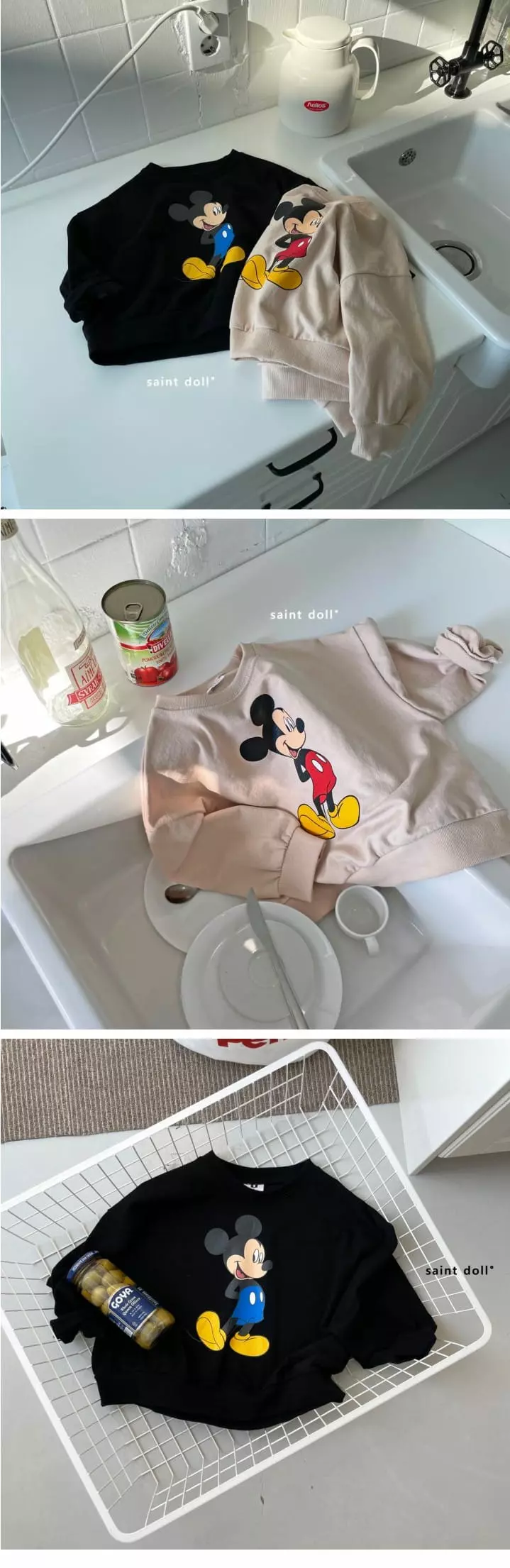 Saint Doll - Korean Children Fashion - #prettylittlegirls - Disney Sweatshirt with Mom - 2