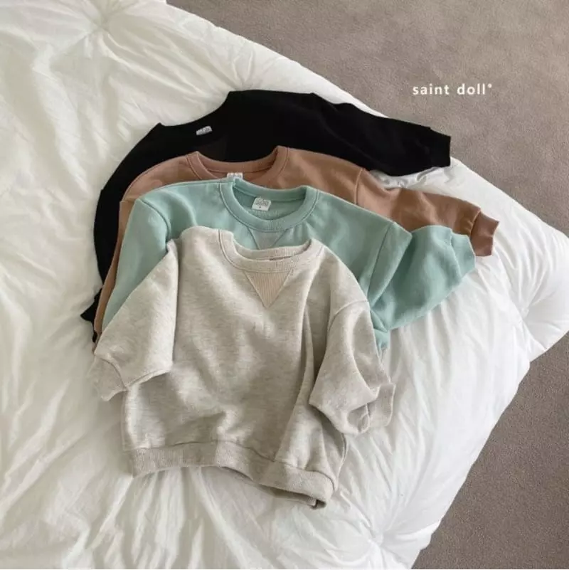Saint Doll - Korean Children Fashion - #toddlerclothing - Tantan Sweatshirt