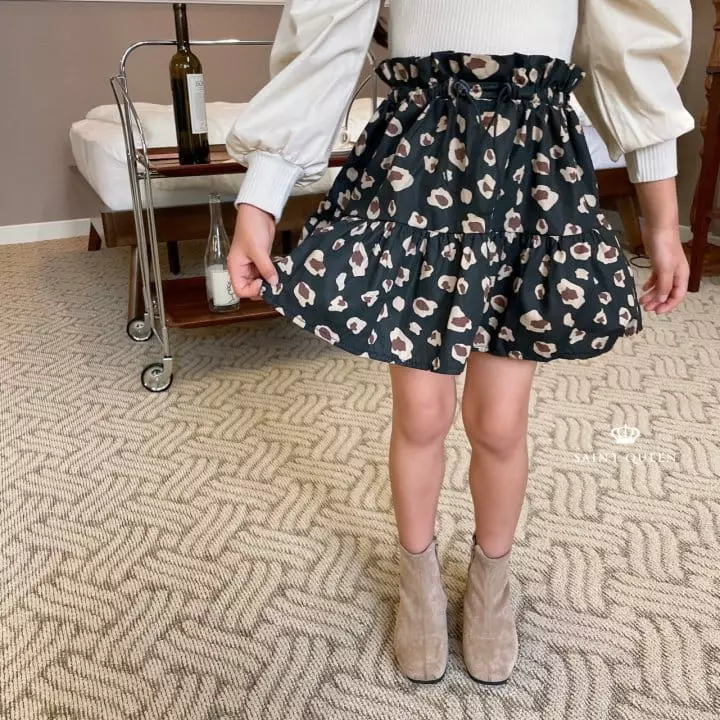 Saint Queen - Korean Children Fashion - #Kfashion4kids - Leopard Skirt - 10