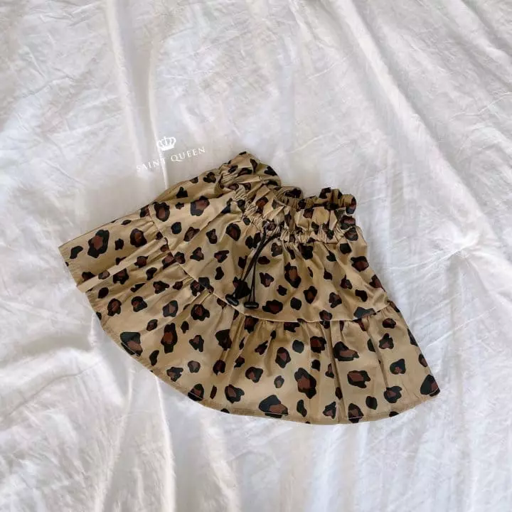 Saint Queen - Korean Children Fashion - #childofig - Leopard Skirt