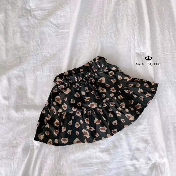 Saint Queen - Korean Children Fashion - #childrensboutique - Leopard Skirt - 3