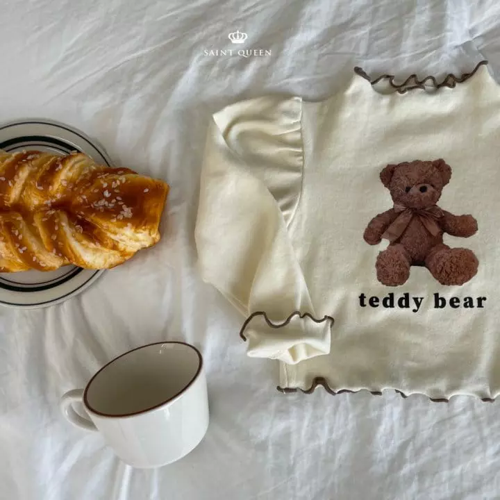 Saint Queen - Korean Children Fashion - #designkidswear - Teddy Tee - 2