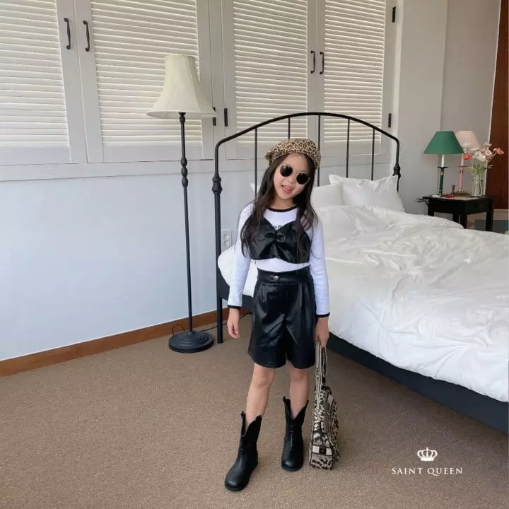 Saint Queen - Korean Children Fashion - #discoveringself - Leather Bustier - 5