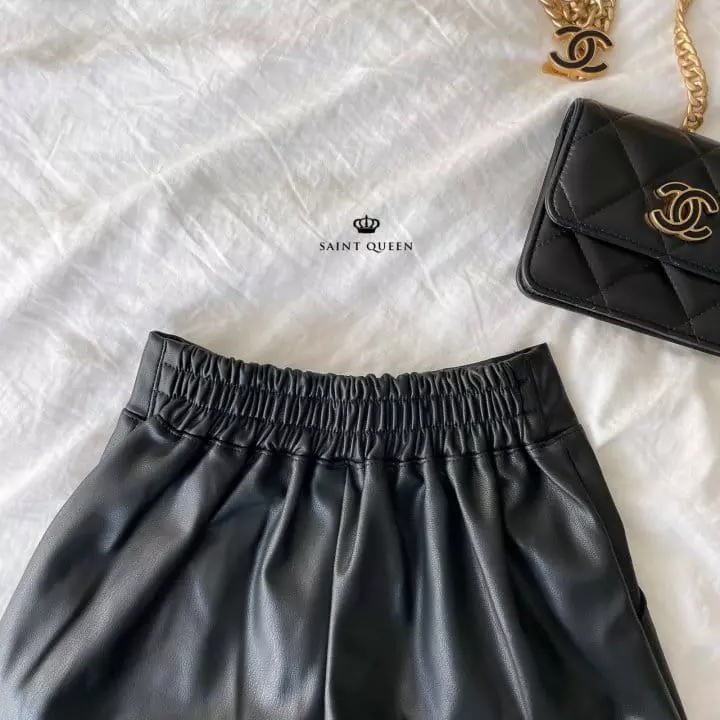 Saint Queen - Korean Children Fashion - #designkidswear - Nana Leather Pants - 4
