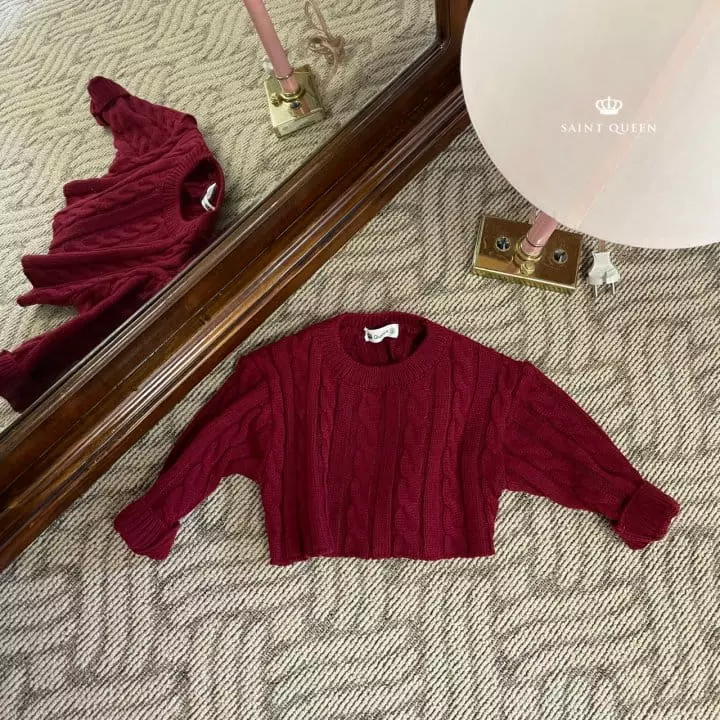 Saint Queen - Korean Children Fashion - #discoveringself - Twist Knit Tee - 3