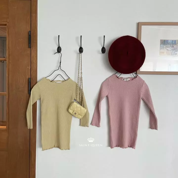 Saint Queen - Korean Children Fashion - #discoveringself - Rib Bell One-piece