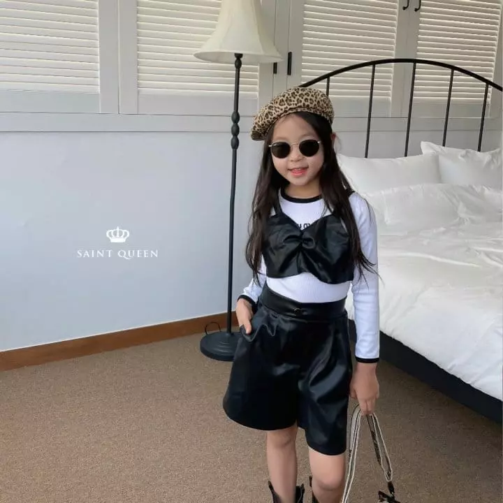 Saint Queen - Korean Children Fashion - #fashionkids - Nana Leather Pants - 5