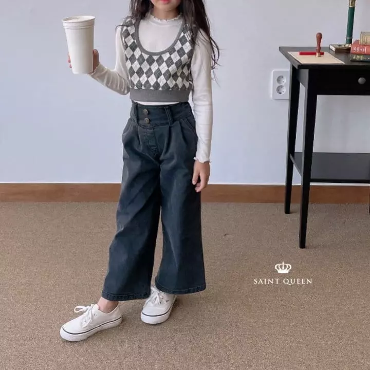 Saint Queen - Korean Children Fashion - #fashionkids - Hi Waist Pants - 5