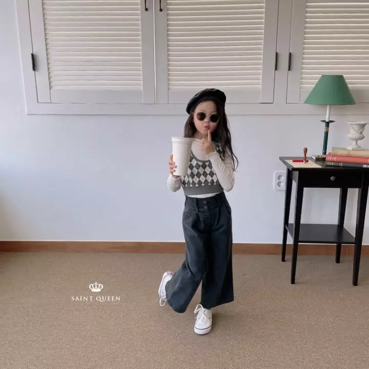 Saint Queen - Korean Children Fashion - #kidsstore - Hi Waist Pants - 7