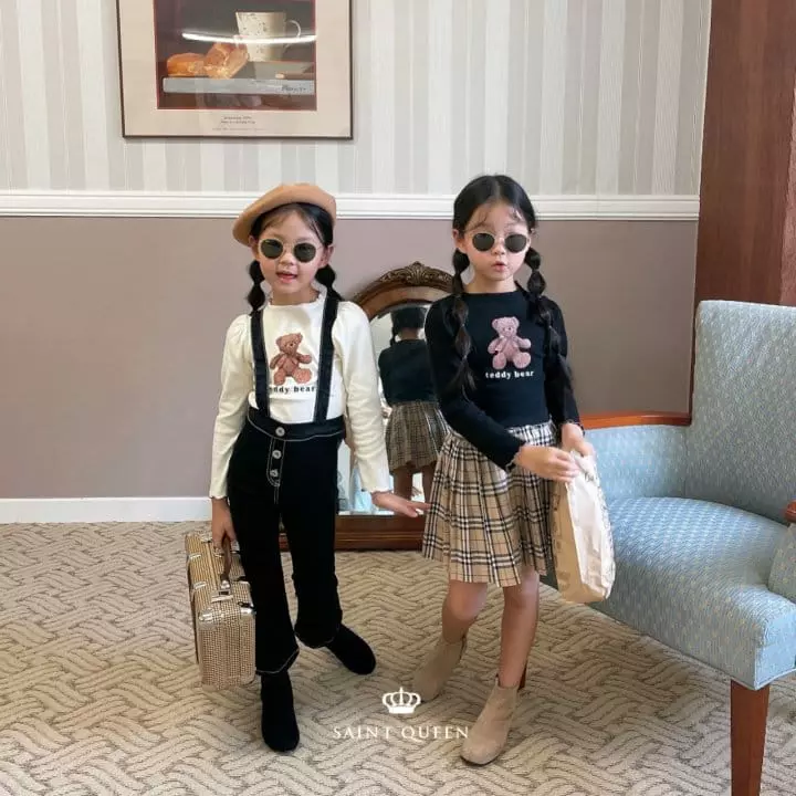 Saint Queen - Korean Children Fashion - #kidsstore - Teddy Tee - 6