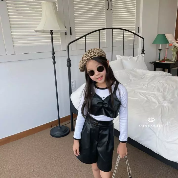 Saint Queen - Korean Children Fashion - #kidzfashiontrend - Nana Leather Pants - 8
