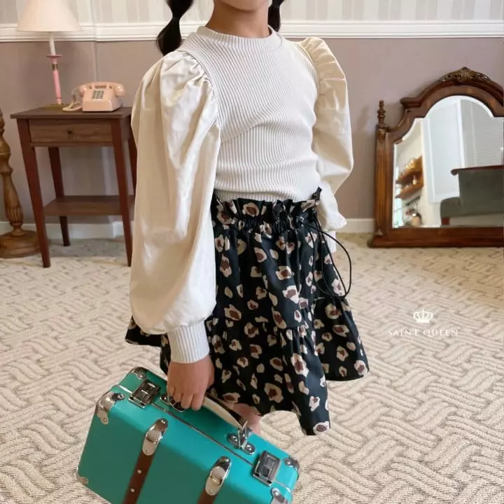 Saint Queen - Korean Children Fashion - #kidzfashiontrend - Leopard Skirt - 9