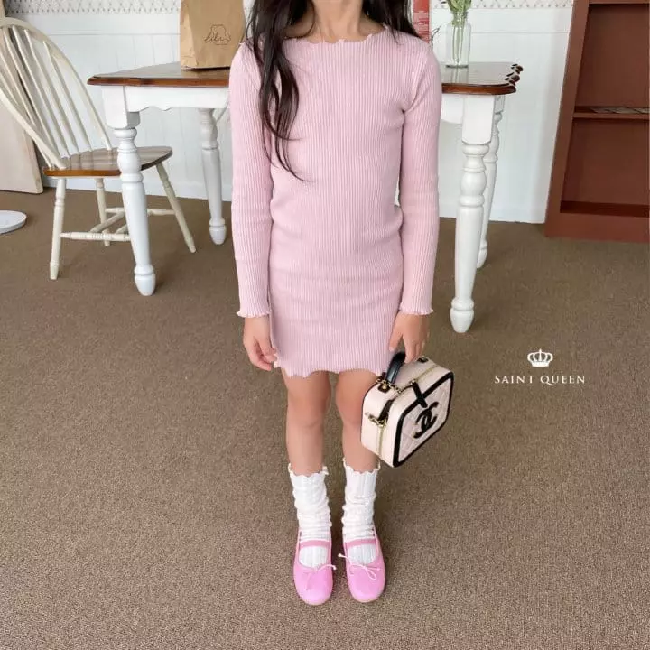 Saint Queen - Korean Children Fashion - #littlefashionista - Rib Bell One-piece - 7
