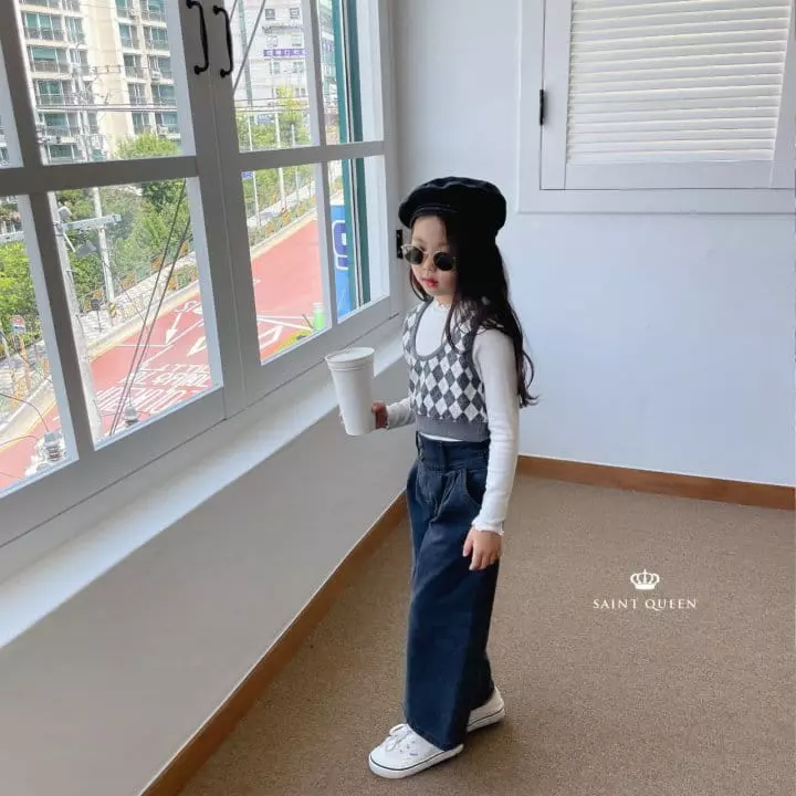 Saint Queen - Korean Children Fashion - #littlefashionista - Hi Waist Pants - 10