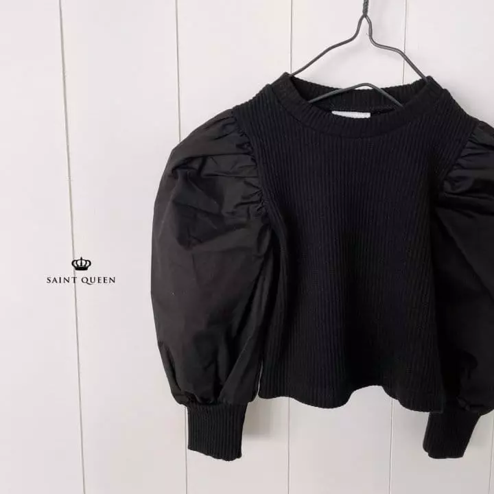 Saint Queen - Korean Children Fashion - #magicofchildhood - Bubble Rib Blouse - 2