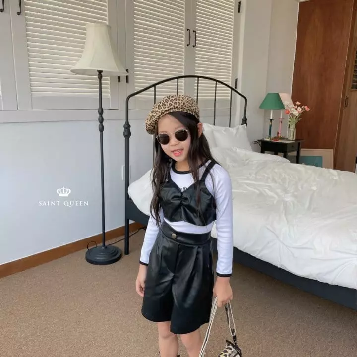 Saint Queen - Korean Children Fashion - #magicofchildhood - Leather Bustier - 12