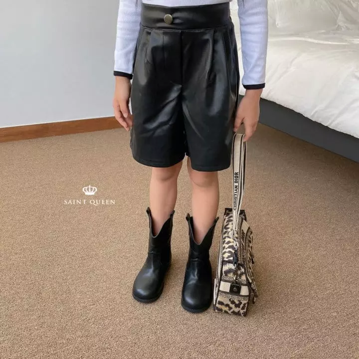 Saint Queen - Korean Children Fashion - #magicofchildhood - Nana Leather Pants - 11
