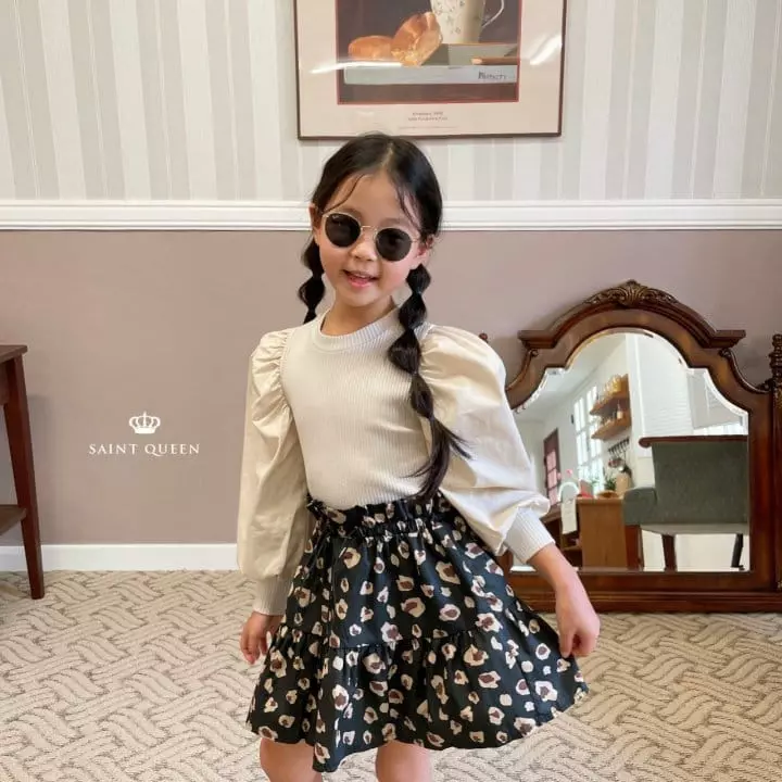 Saint Queen - Korean Children Fashion - #magicofchildhood - Leopard Skirt - 12