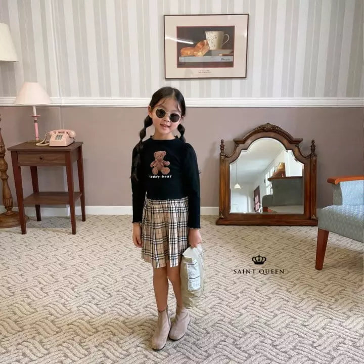 Saint Queen - Korean Children Fashion - #prettylittlegirls - Teddy Tee - 12
