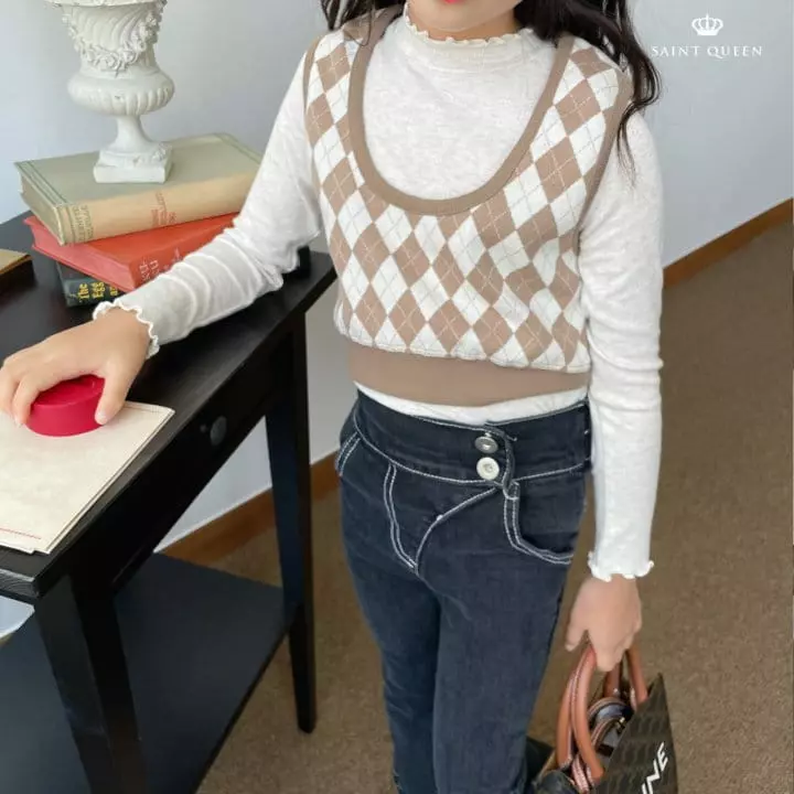 Saint Queen - Korean Children Fashion - #prettylittlegirls - Alex Tee - 8