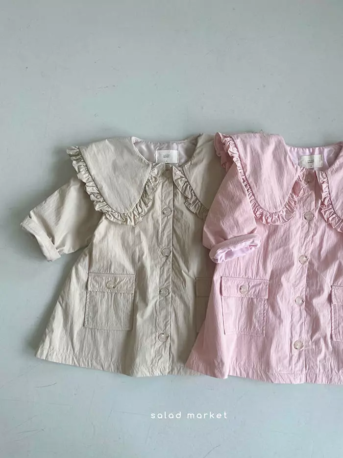 Salad Market - Korean Children Fashion - #childofig - Miu Trench Coat - 2