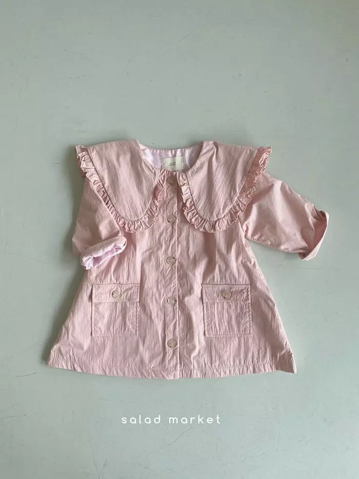 Salad Market - Korean Children Fashion - #childofig - Miu Trench Coat - 3