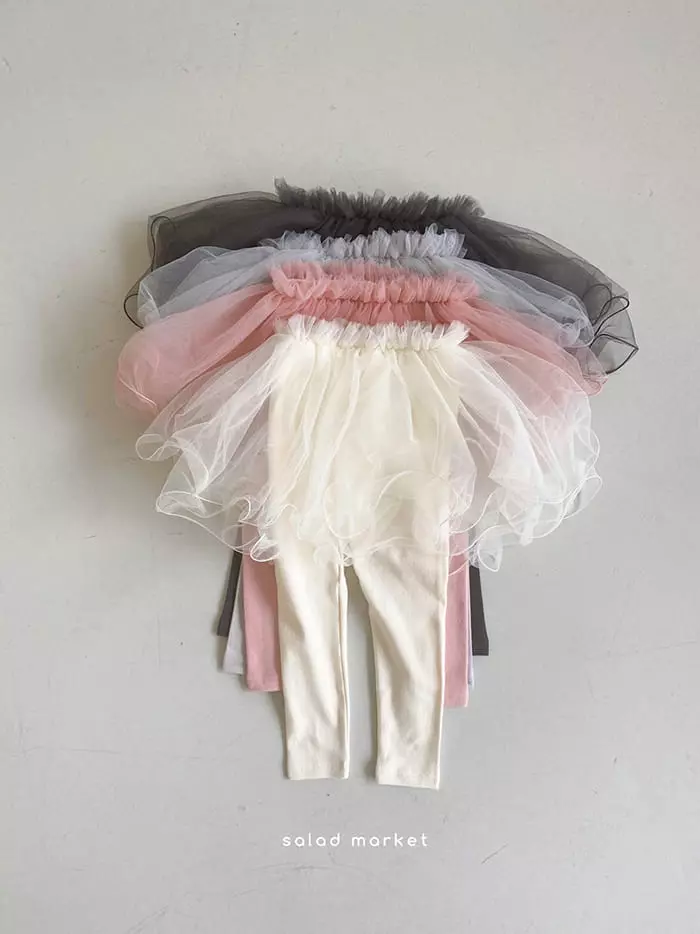 Salad Market - Korean Children Fashion - #childofig - Dalring Tutu Skirt Leggings