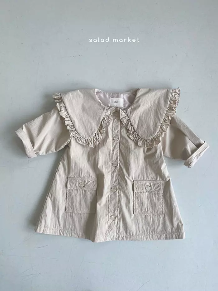 Salad Market - Korean Children Fashion - #designkidswear - Miu Trench Coat - 5