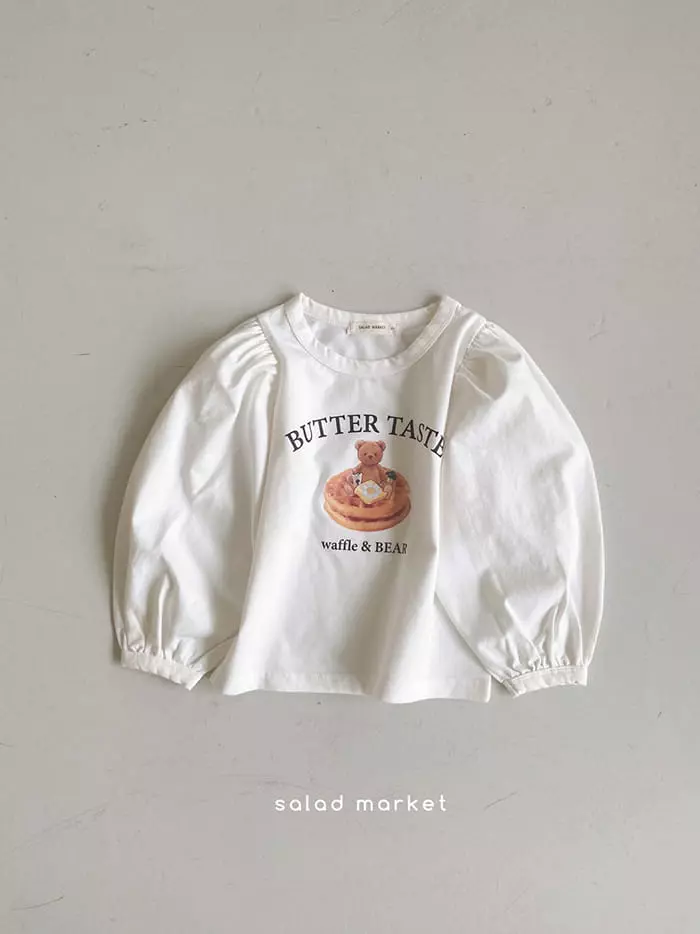 Salad Market - Korean Children Fashion - #discoveringself - Waffle Tee - 3
