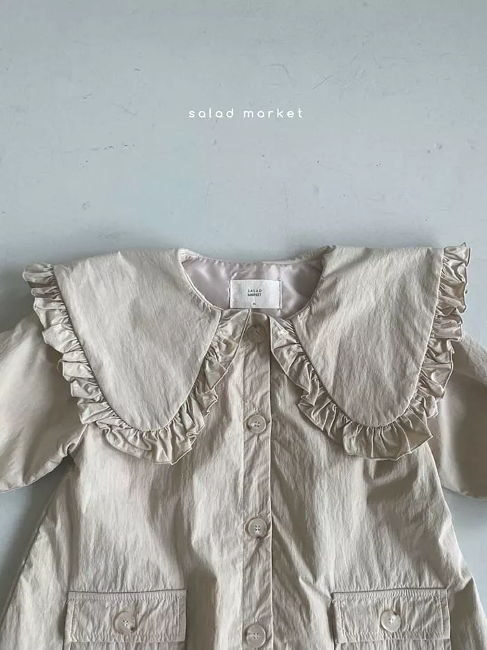 Salad Market - Korean Children Fashion - #fashionkids - Miu Trench Coat - 7