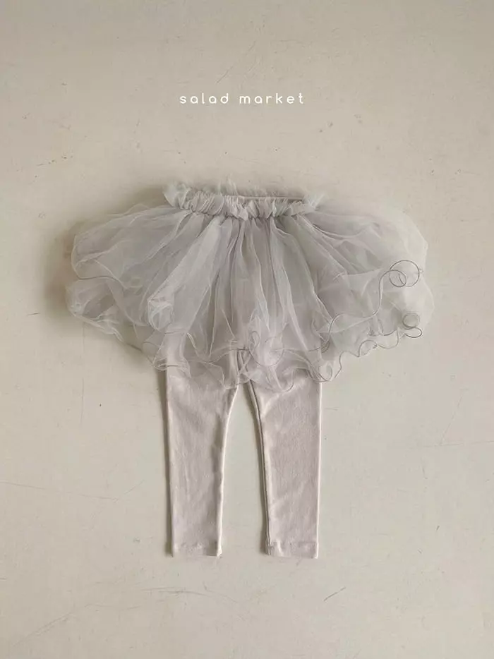 Salad Market - Korean Children Fashion - #fashionkids - Dalring Tutu Skirt Leggings - 6