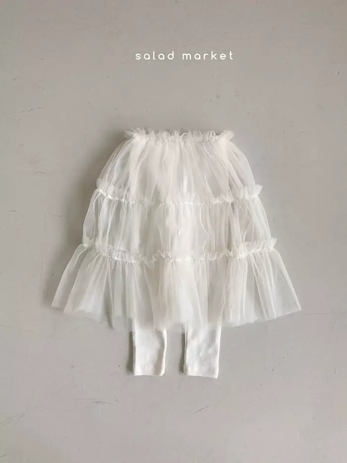 Salad Market - Korean Children Fashion - #fashionkids - Sugar Tutu Skirt Leggings - 3