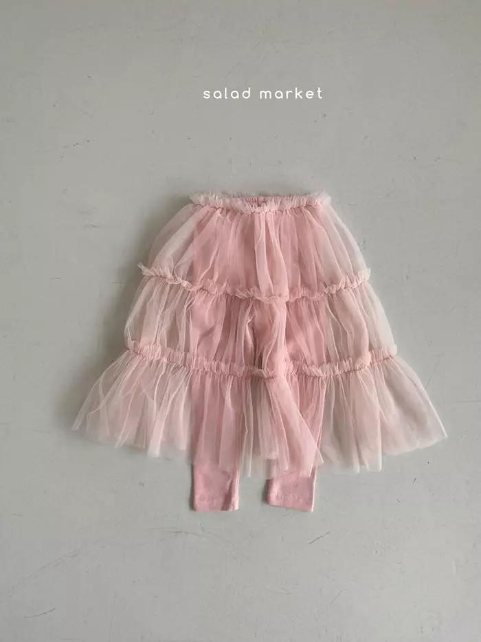 Salad Market - Korean Children Fashion - #fashionkids - Sugar Tutu Skirt Leggings - 4