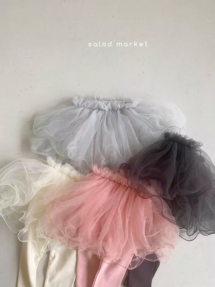 Salad Market - Korean Children Fashion - #kidsstore - Dalring Tutu Skirt Leggings - 8