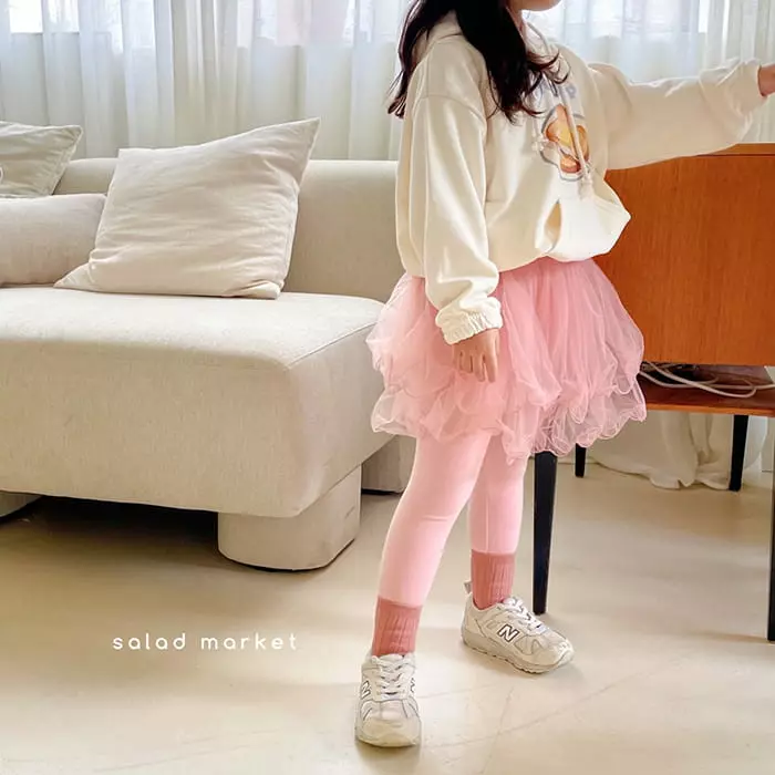 Salad Market - Korean Children Fashion - #magicofchildhood - Dalring Tutu Skirt Leggings - 12