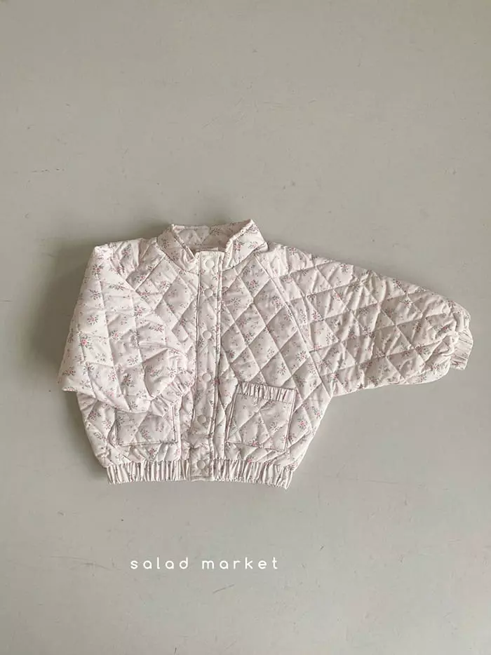 Salad Market - Korean Children Fashion - #minifashionista - Dove Quilting Jumper - 2