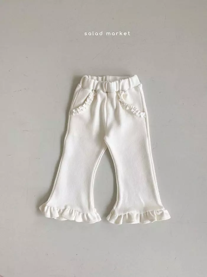 Salad Market - Korean Children Fashion - #minifashionista - Milk Bootscut Pants - 5