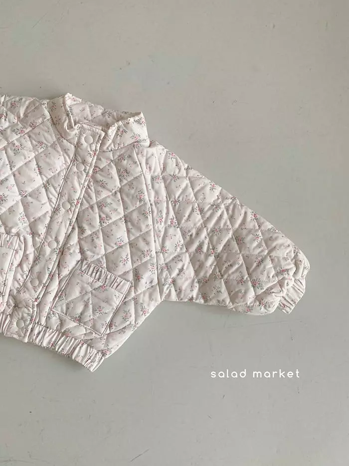 Salad Market - Korean Children Fashion - #prettylittlegirls - Dove Quilting Jumper - 3
