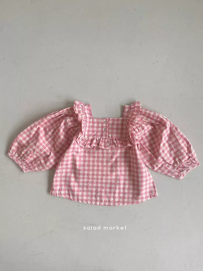 Salad Market - Korean Children Fashion - #prettylittlegirls - Dona Blouse - 7