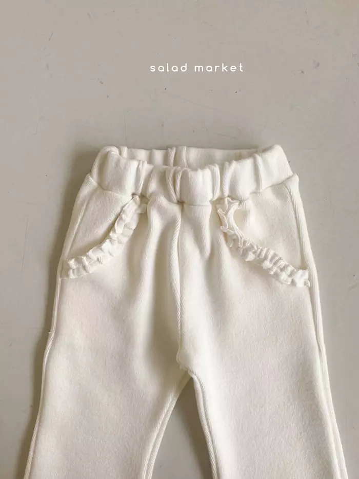 Salad Market - Korean Children Fashion - #prettylittlegirls - Milk Bootscut Pants - 6