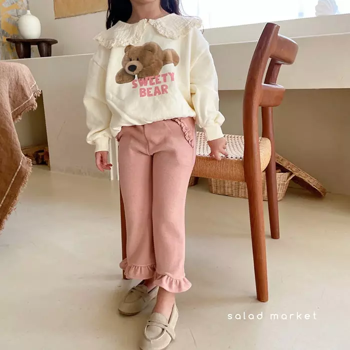 Salad Market - Korean Children Fashion - #stylishchildhood - Milk Bootscut Pants - 9