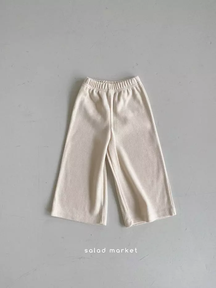 Salad Market - Korean Children Fashion - #todddlerfashion - Camel Knit Pants - 2