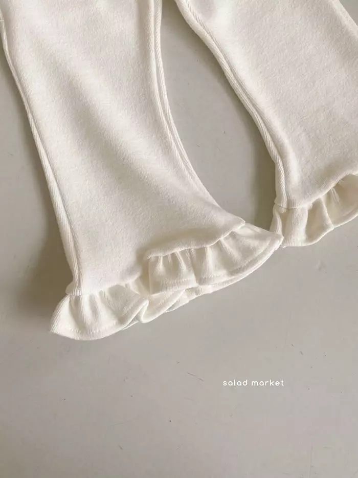 Salad Market - Korean Children Fashion - #todddlerfashion - Milk Bootscut Pants - 7