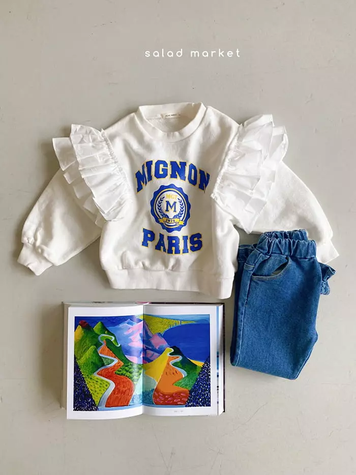 Salad Market - Korean Children Fashion - #toddlerclothing - Mignon Sweatshirt - 6
