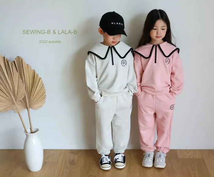 Sewing B - Korean Children Fashion - #childofig - Sailor Top Bottom Set