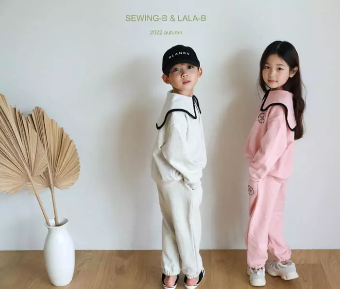 Sewing B - Korean Children Fashion - #designkidswear - Sailor Top Bottom Set - 3